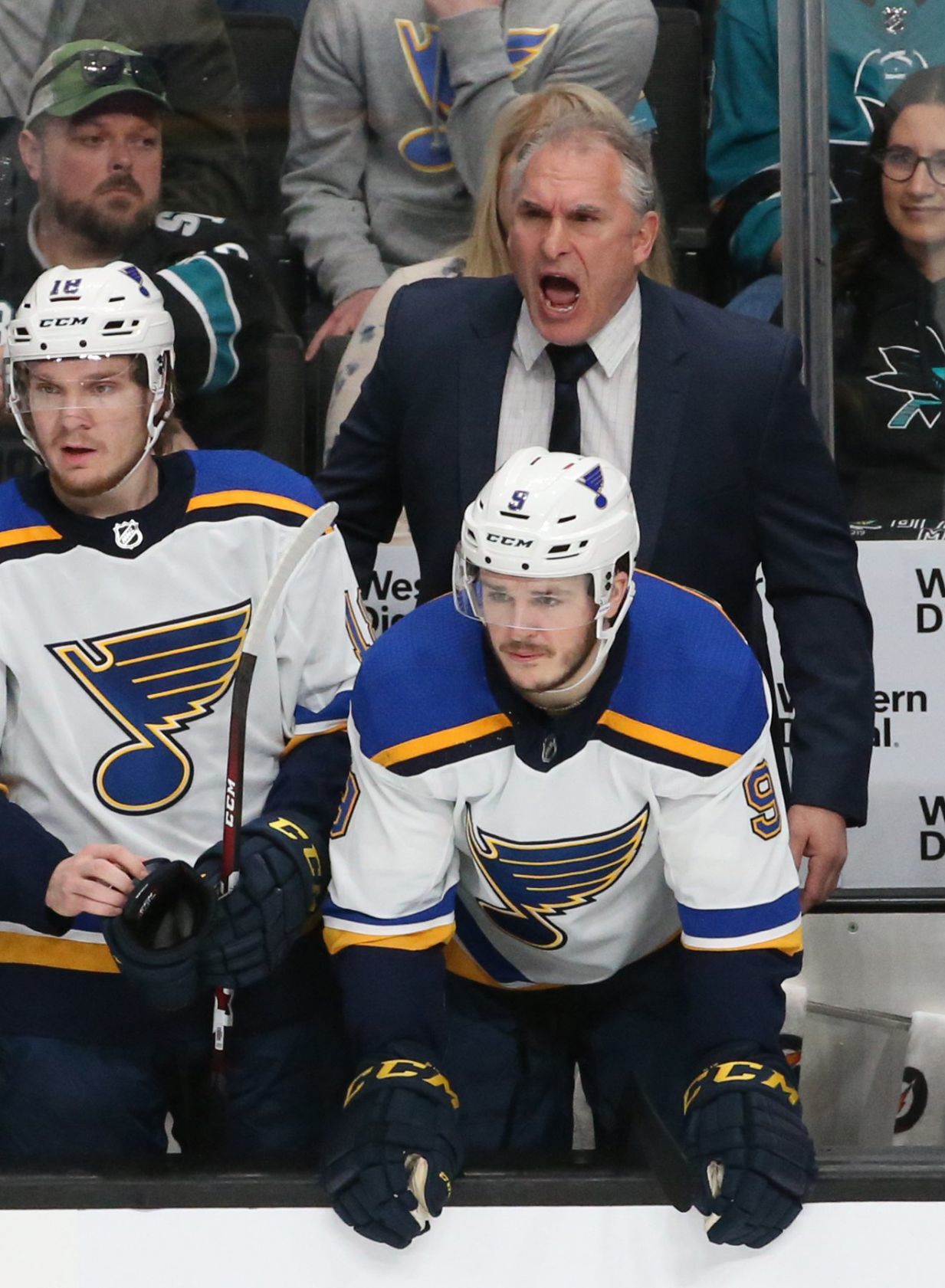 Blues and Sharks skate in game 5 of the semifinals